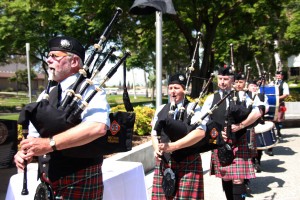 The sound of bag pipes filled the air at the Cerritos Memorial Day Ceremony this past week.  Daniel E. Beckham Photo