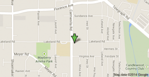 Location of stabbing death is at Carmenita Road near Lakeland Road.