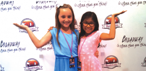 (l-r) Lauren Gravitt, 4th grader at Kennedy STEM Academy and Adrienne Morrow, 4th grader at Cerritos Elementary were part of the incredible children’s cast for Joseph and the Amazing Technicolor Dreamcoat performance.