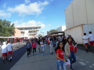 LAKEWOOD HIGH SCHOOL PARTICIPATES IN #ENOUGH WALKOUT IN MEMORY OF SCHOOL SHOOTING