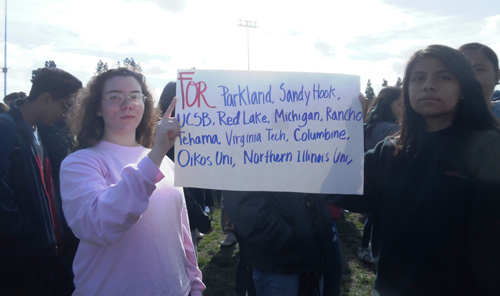 LAKEWOOD HIGH SCHOOL PARTICIPATES IN #ENOUGH WALKOUT IN MEMORY OF SCHOOL SHOOTING