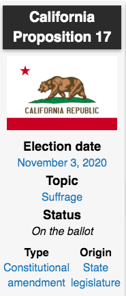 California Proposition 17